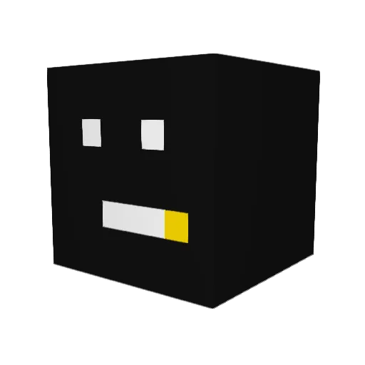 4ay_nn Minecraft avatar head, 3D render
