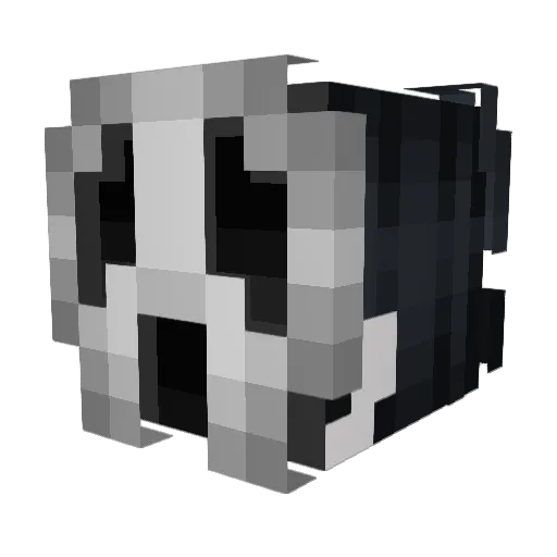 4banks Minecraft avatar head, 3D render