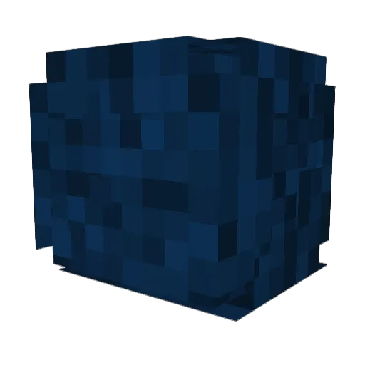 4bitt Minecraft avatar head, 3D render