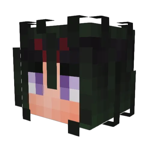 4bru Minecraft avatar head, 3D render