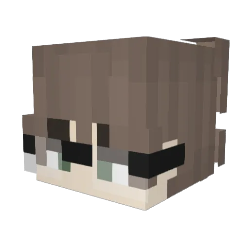 4clove Minecraft avatar head, 3D render
