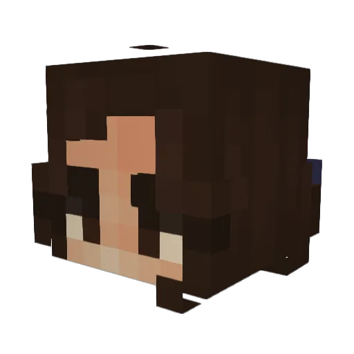 4ddie3 Minecraft avatar head, 3D render
