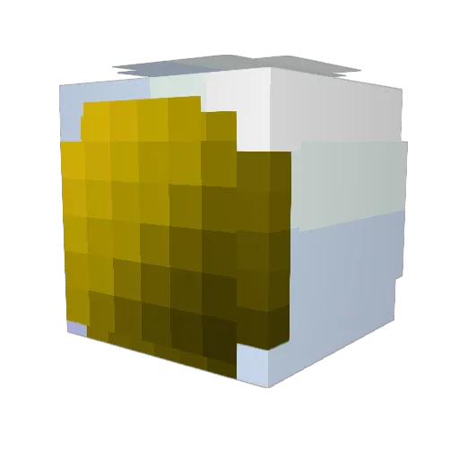 4eKeR Minecraft avatar head, 3D render