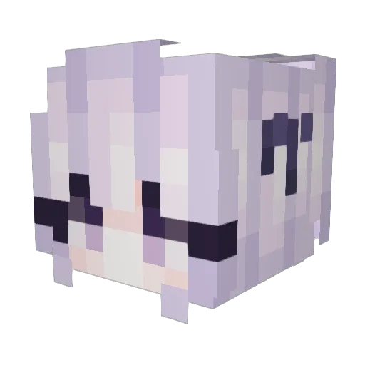 4eloveker Minecraft avatar head, 3D render