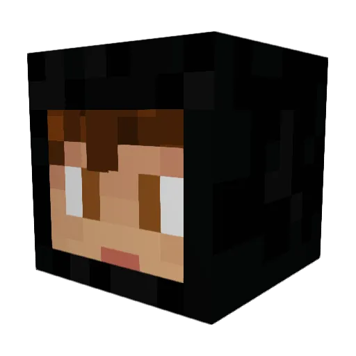 4erxnyeager Minecraft avatar head, 3D render