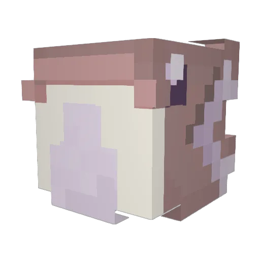 4fa1th_ Minecraft avatar head, 3D render