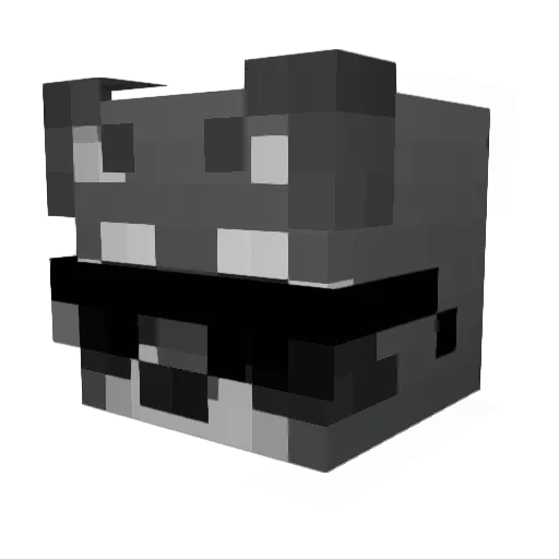 4fke Minecraft avatar head, 3D render
