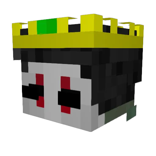 4forfour Minecraft avatar head, 3D render