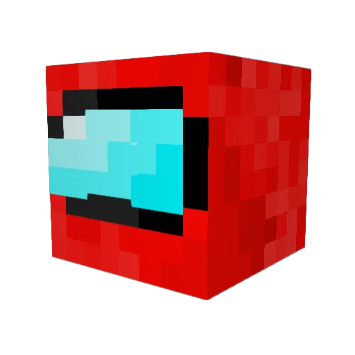 4ftBingLeee Minecraft avatar head, 3D render