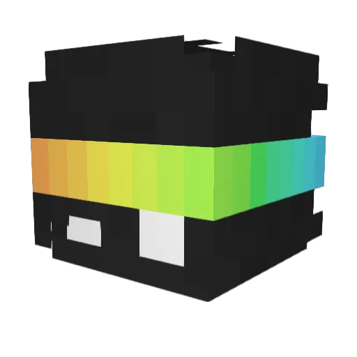4inDeutsch Minecraft avatar head, 3D render