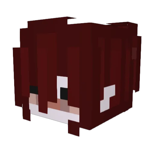 4ipich Minecraft avatar head, 3D render