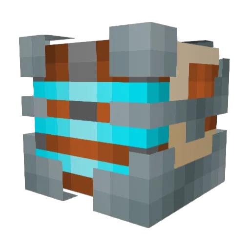 4k120hz Minecraft avatar head, 3D render