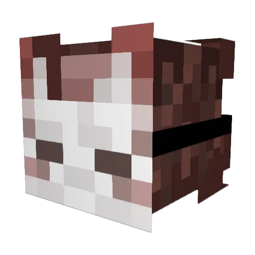 4k5i6t7t8y Minecraft avatar head, 3D render