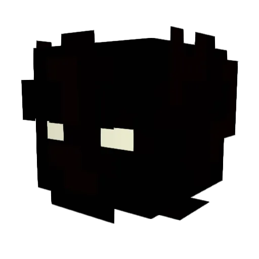 4kTrey Minecraft avatar head, 3D render