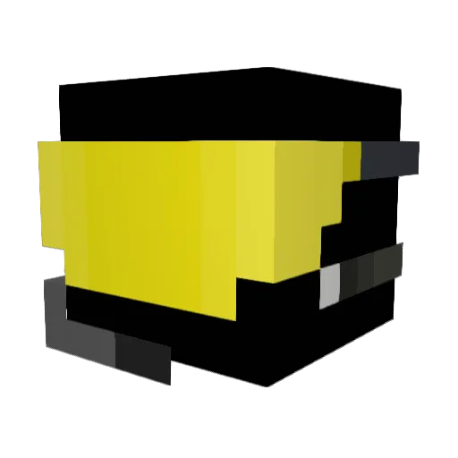 4korosensei2 Minecraft avatar head, 3D render