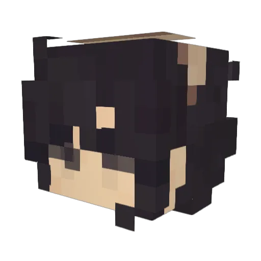 4kzi Minecraft avatar head, 3D render