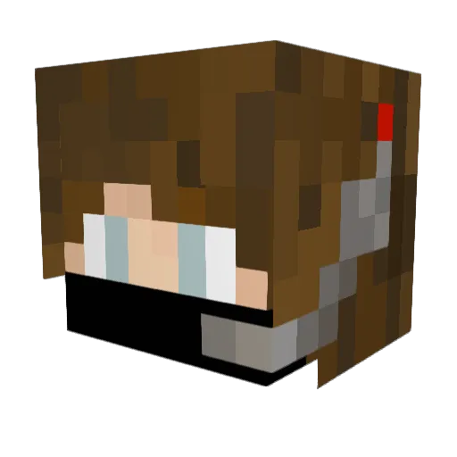 4lc4tr4z Minecraft avatar head, 3D render