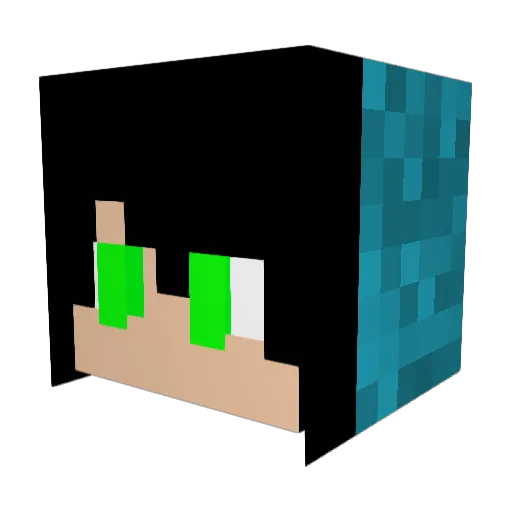 4ldi_Gutschein Minecraft avatar head, 3D render