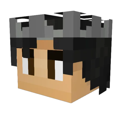 4lfonsxx Minecraft avatar head, 3D render