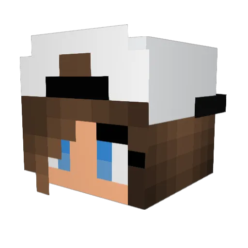 4lice_ Minecraft avatar head, 3D render