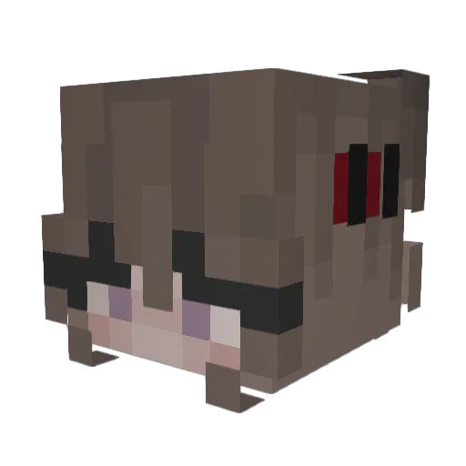 4lishaaa Minecraft avatar head, 3D render