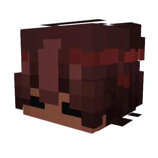4lky Minecraft avatar head, 3D render