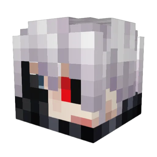 4loys Minecraft avatar head, 3D render