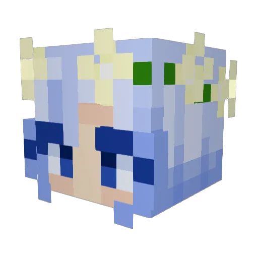 4mbient4tlantic Minecraft avatar head, 3D render