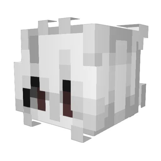 4mnatoo Minecraft avatar head, 3D render