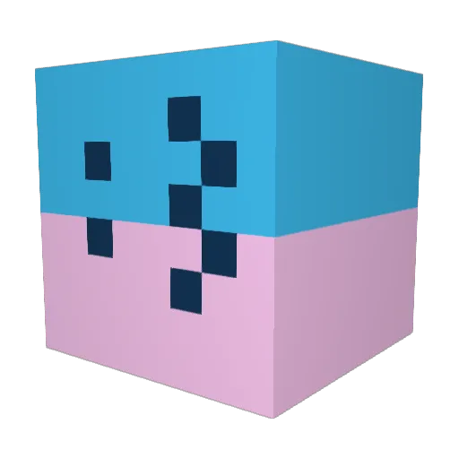 4n71gr4v17y33 Minecraft avatar head, 3D render