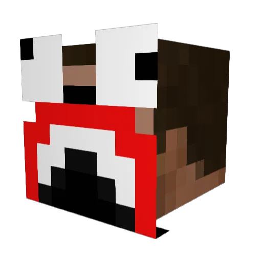4n_drew Minecraft avatar head, 3D render
