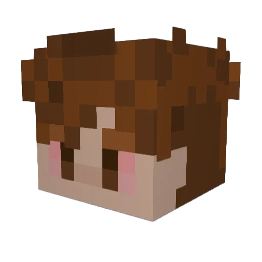 4ndr3i08 Minecraft avatar head, 3D render