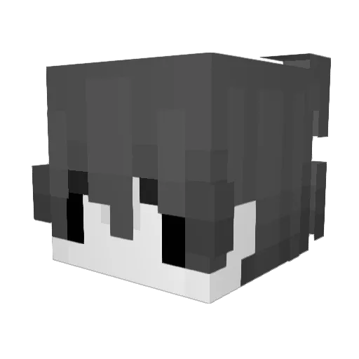 4ndxz Minecraft avatar head, 3D render
