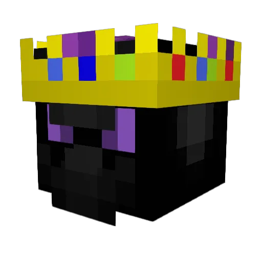 4nen Minecraft avatar head, 3D render