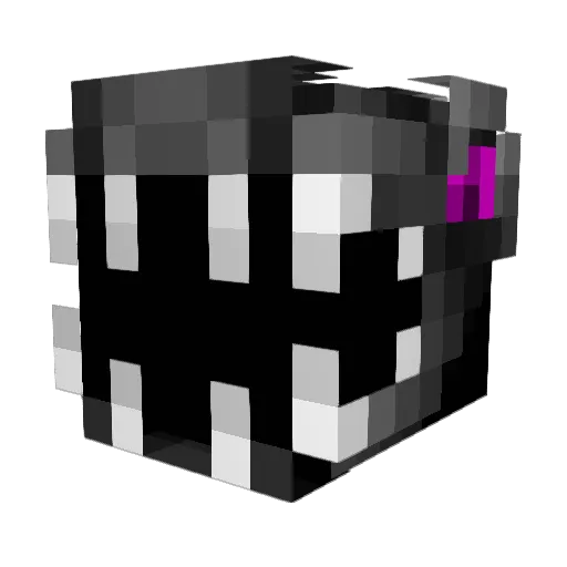 4ng3lll0 Minecraft avatar head, 3D render