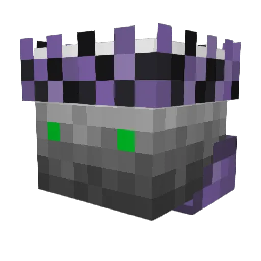 4ntelix Minecraft avatar head, 3D render