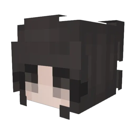 4ntheia Minecraft avatar head, 3D render