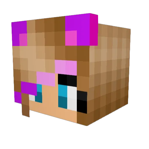 4nthr4x Minecraft avatar head, 3D render