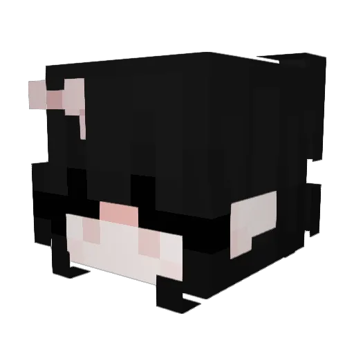 4ofi Minecraft avatar head, 3D render