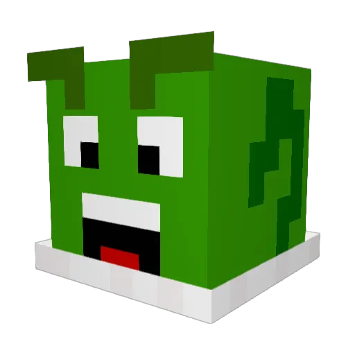 4orty7even Minecraft avatar head, 3D render