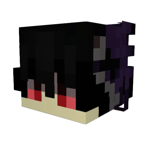 4osma022 Minecraft avatar head, 3D render