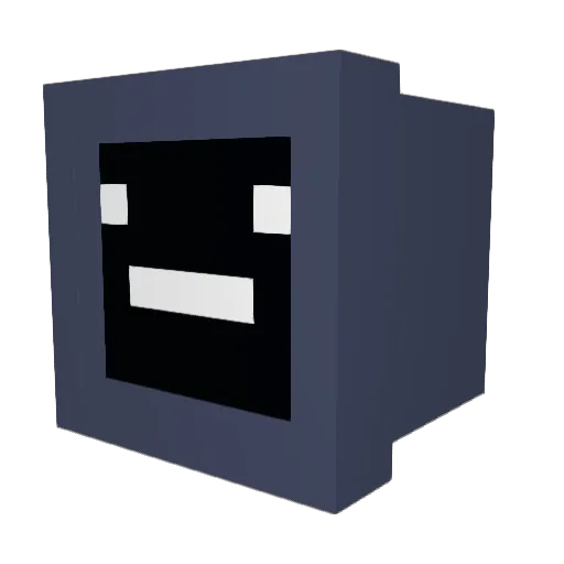 4oureyes Minecraft avatar head, 3D render