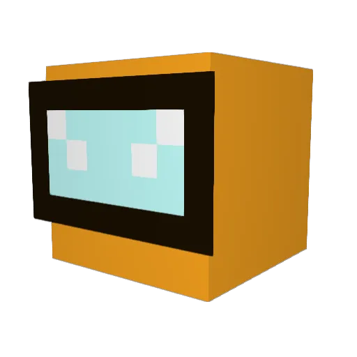 4pfNixk Minecraft avatar head, 3D render