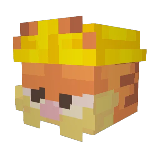 4pfels4ft Minecraft avatar head, 3D render