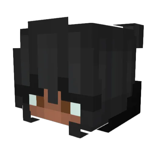 4pmCBT Minecraft avatar head, 3D render