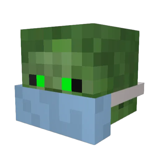 4pocalyp3 Minecraft avatar head, 3D render