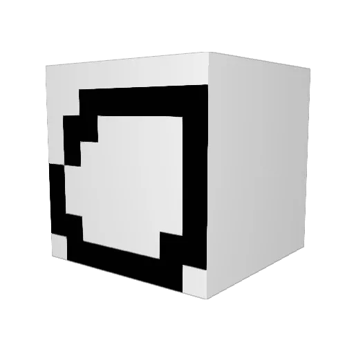 4r4su Minecraft avatar head, 3D render