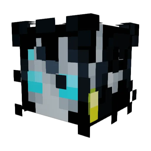 4rc8ne Minecraft avatar head, 3D render