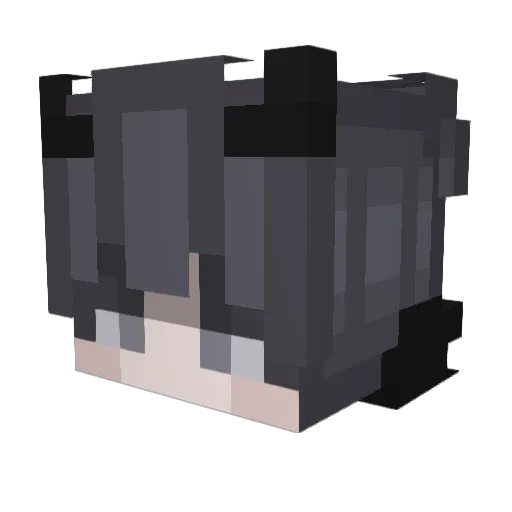 4realdg Minecraft avatar head, 3D render