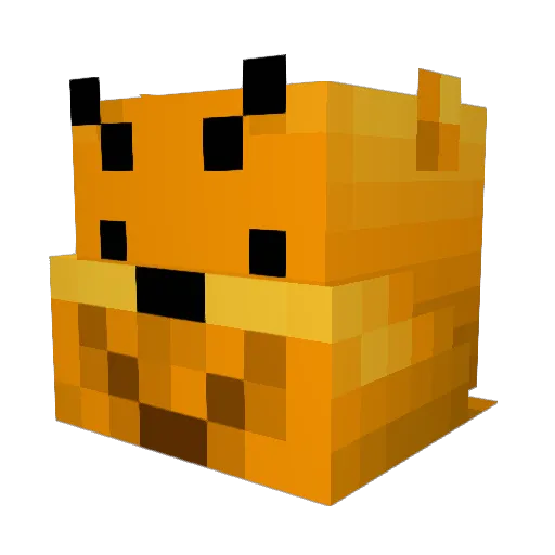 4really Minecraft avatar head, 3D render